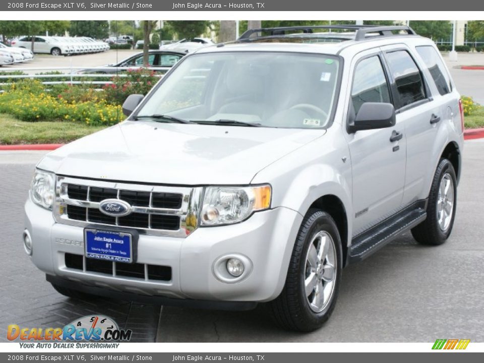 2008 Ford Escape XLT V6 Silver Metallic / Stone Photo #2