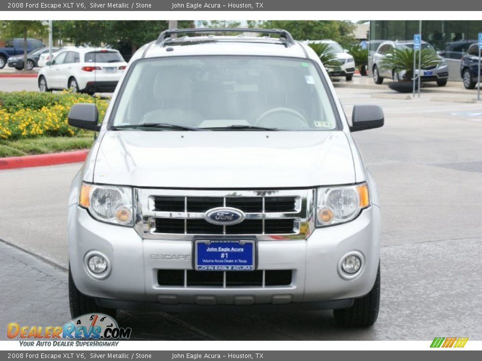 2008 Ford Escape XLT V6 Silver Metallic / Stone Photo #4