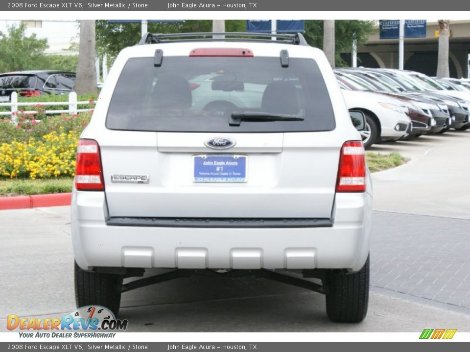 2008 Ford Escape XLT V6 Silver Metallic / Stone Photo #5