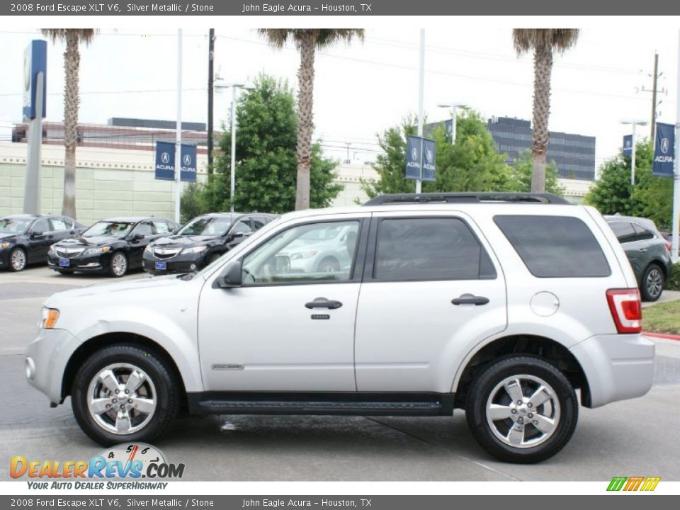 2008 Ford Escape XLT V6 Silver Metallic / Stone Photo #6