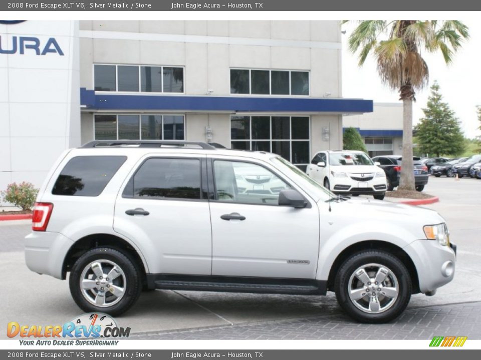 2008 Ford Escape XLT V6 Silver Metallic / Stone Photo #7