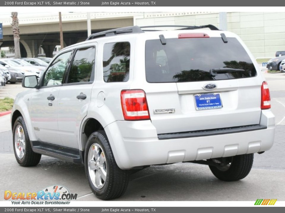 2008 Ford Escape XLT V6 Silver Metallic / Stone Photo #8