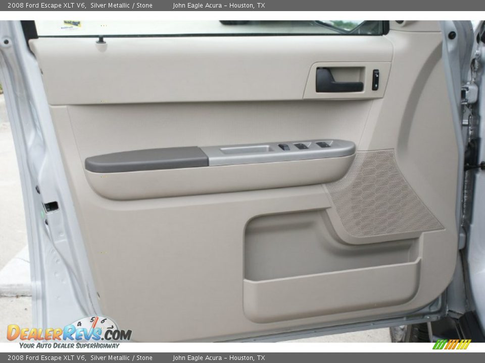 2008 Ford Escape XLT V6 Silver Metallic / Stone Photo #11