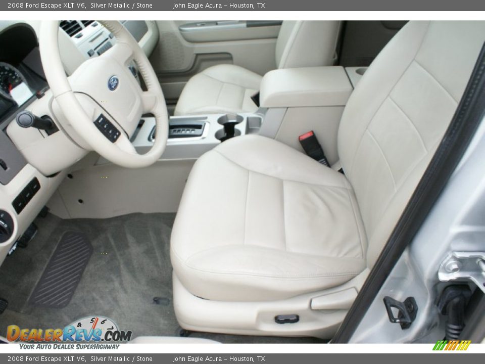 2008 Ford Escape XLT V6 Silver Metallic / Stone Photo #12
