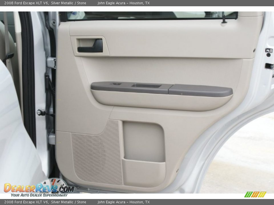 2008 Ford Escape XLT V6 Silver Metallic / Stone Photo #17