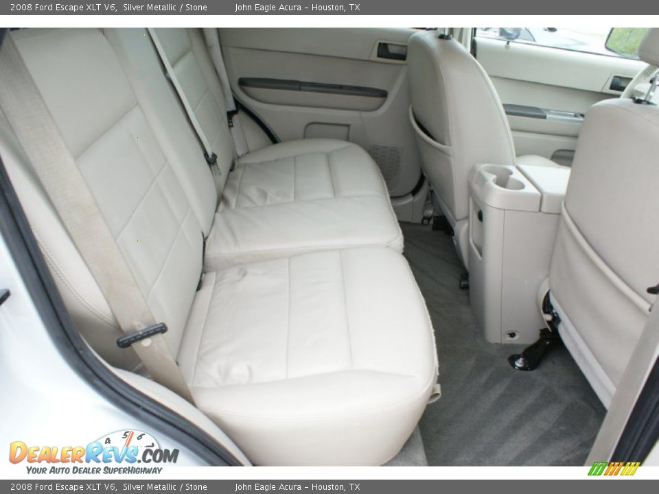 2008 Ford Escape XLT V6 Silver Metallic / Stone Photo #18