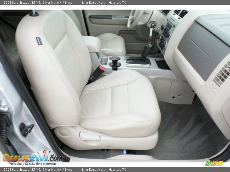 2008 Ford Escape XLT V6 Silver Metallic / Stone Photo #21