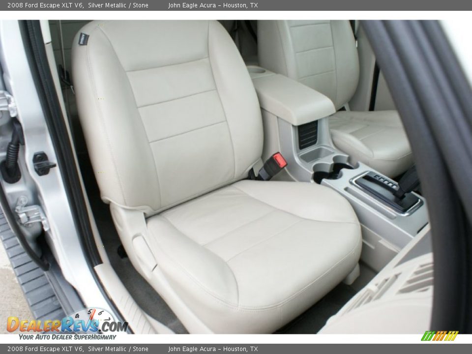 2008 Ford Escape XLT V6 Silver Metallic / Stone Photo #22