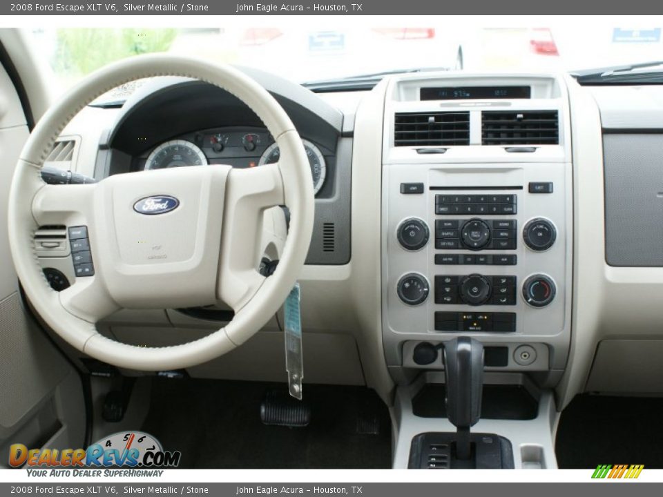 2008 Ford Escape XLT V6 Silver Metallic / Stone Photo #24