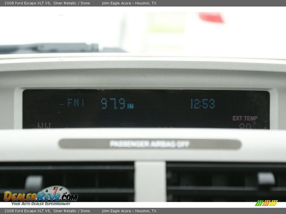 2008 Ford Escape XLT V6 Silver Metallic / Stone Photo #27