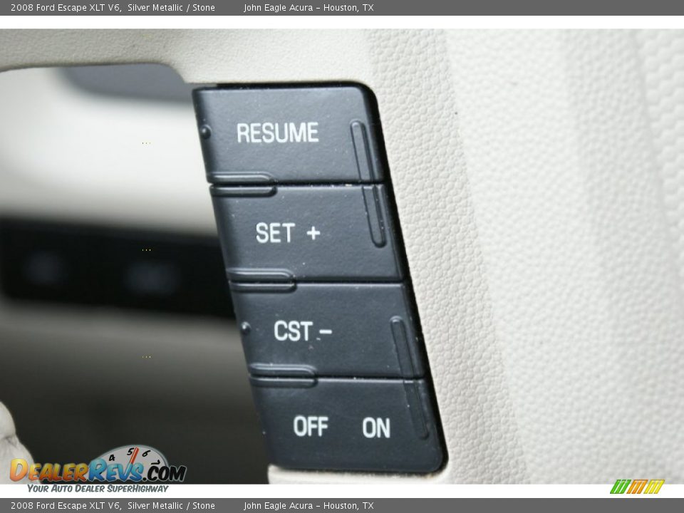 2008 Ford Escape XLT V6 Silver Metallic / Stone Photo #34