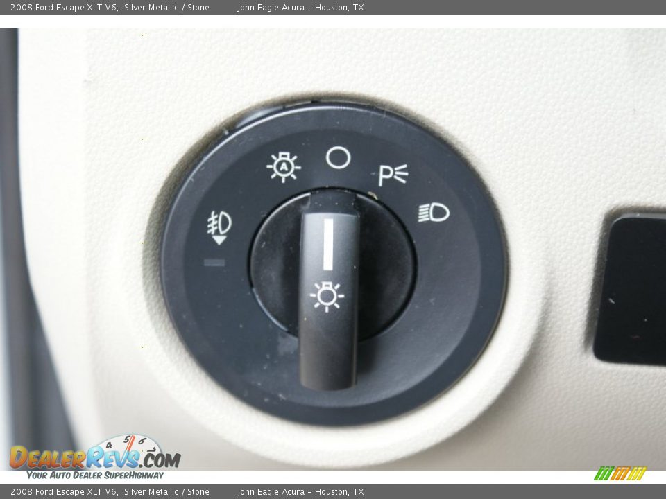 2008 Ford Escape XLT V6 Silver Metallic / Stone Photo #36