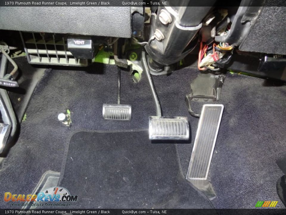 1970 Plymouth Road Runner Coupe Limelight Green / Black Photo #9