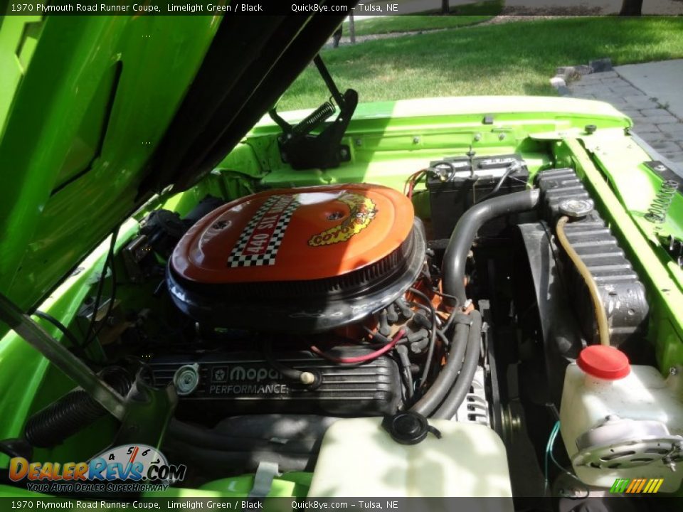 1970 Plymouth Road Runner Coupe 440 ci. V8 Engine Photo #11
