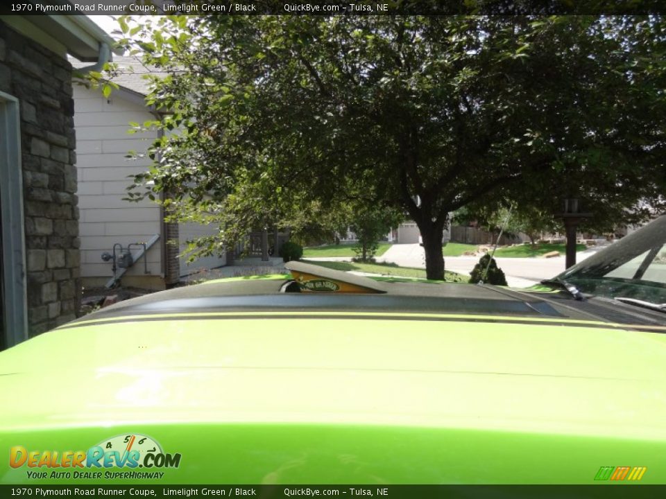 1970 Plymouth Road Runner Coupe Limelight Green / Black Photo #17