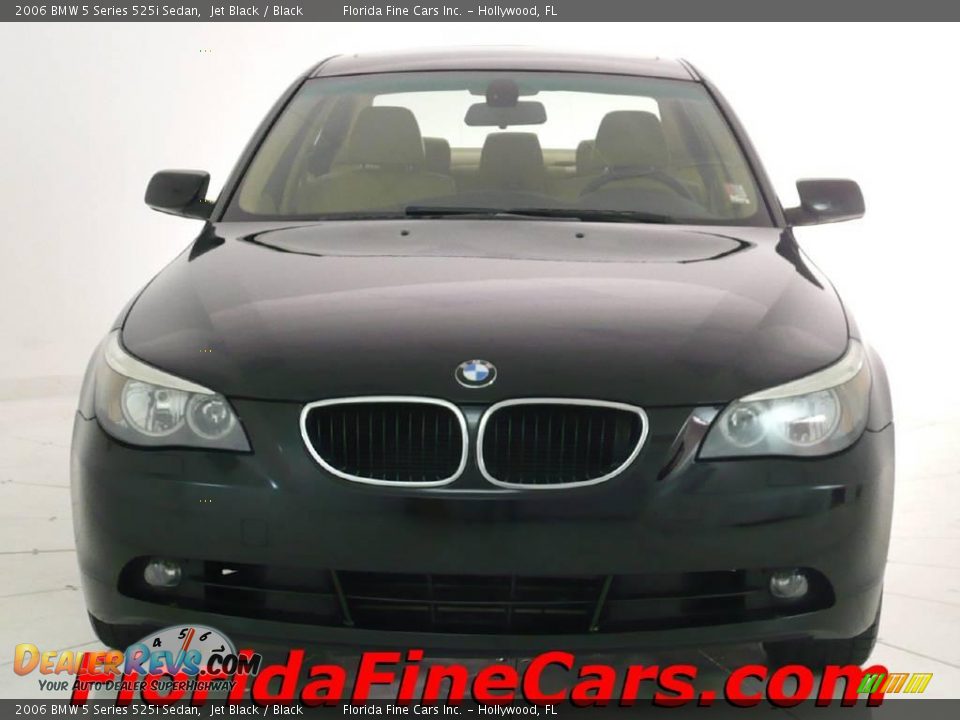 2006 BMW 5 Series 525i Sedan Jet Black / Black Photo #5