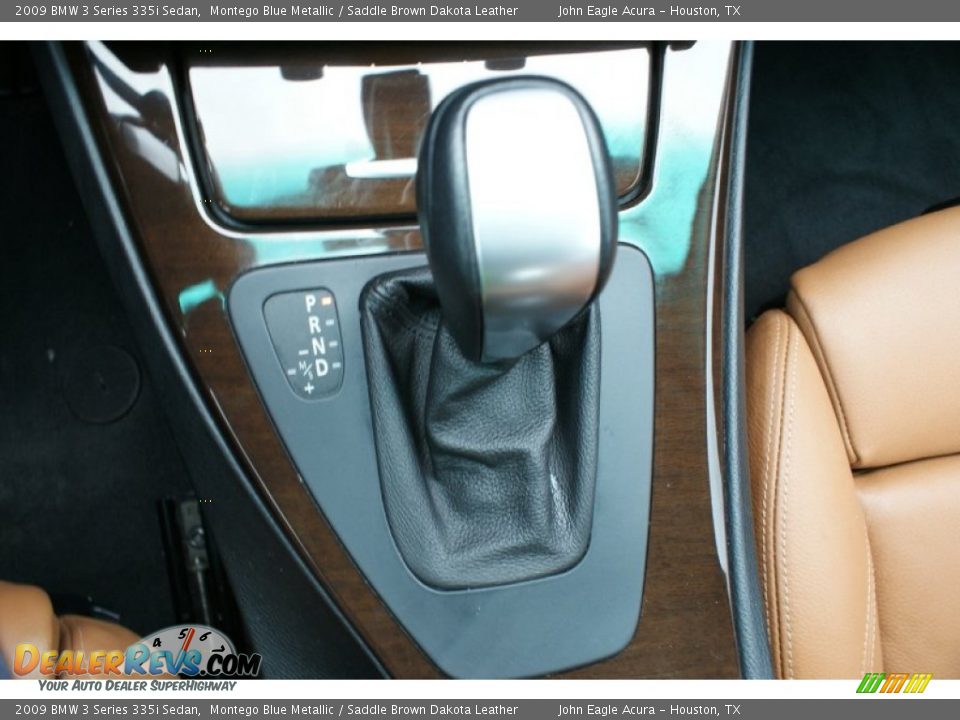 2009 BMW 3 Series 335i Sedan Montego Blue Metallic / Saddle Brown Dakota Leather Photo #32