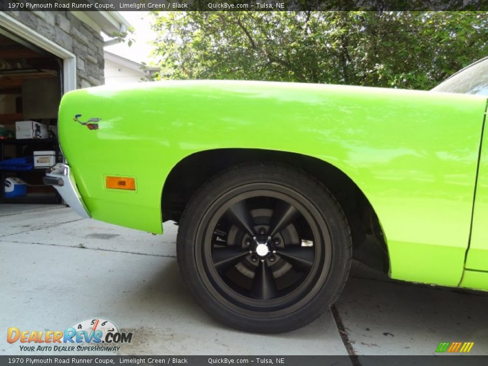 1970 Plymouth Road Runner Coupe Limelight Green / Black Photo #23