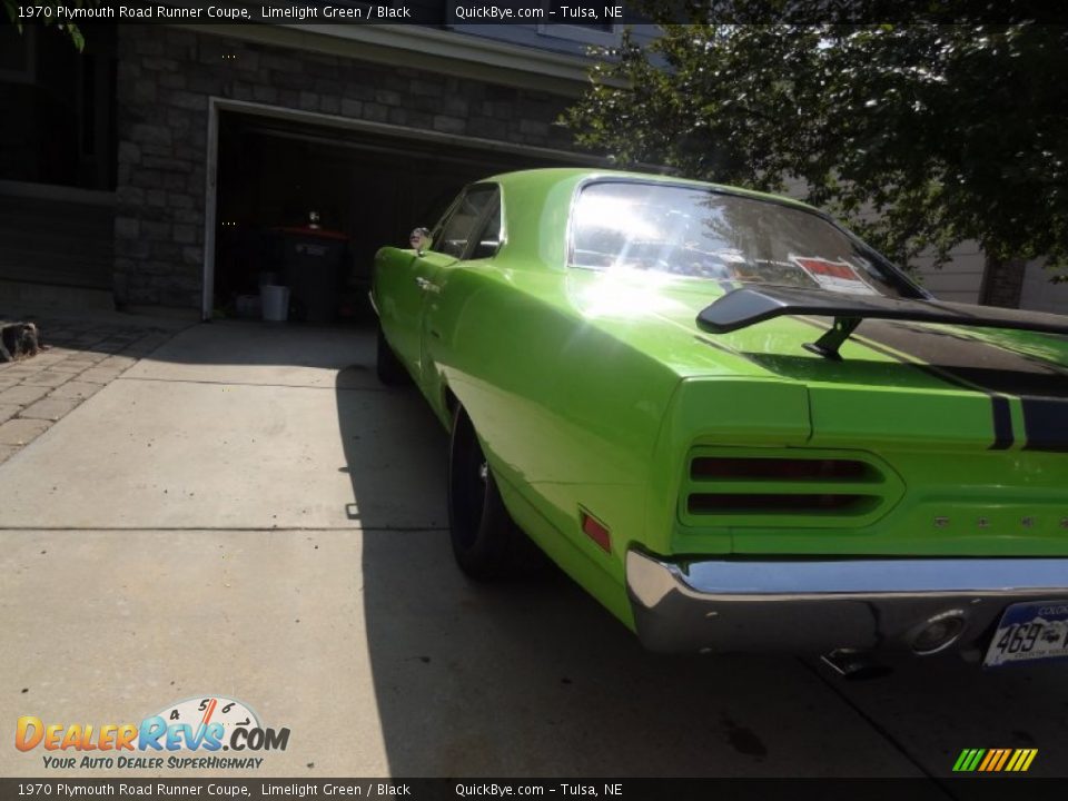 1970 Plymouth Road Runner Coupe Limelight Green / Black Photo #25