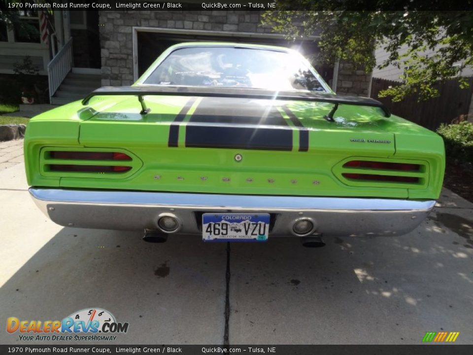 1970 Plymouth Road Runner Coupe Limelight Green / Black Photo #26