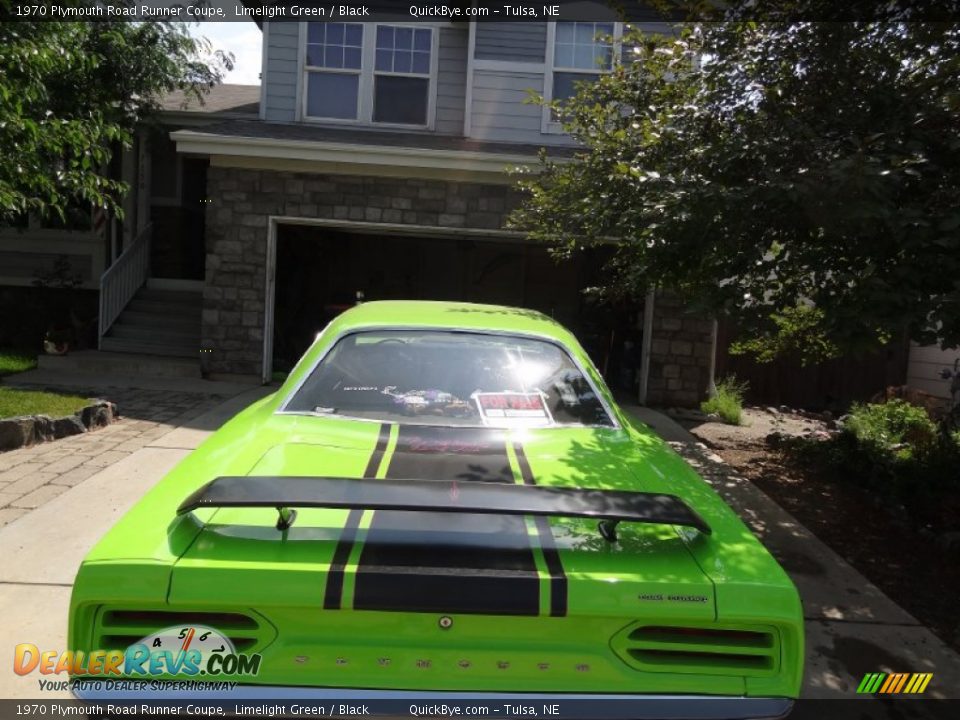 1970 Plymouth Road Runner Coupe Limelight Green / Black Photo #28
