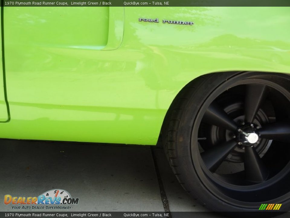 1970 Plymouth Road Runner Coupe Limelight Green / Black Photo #32