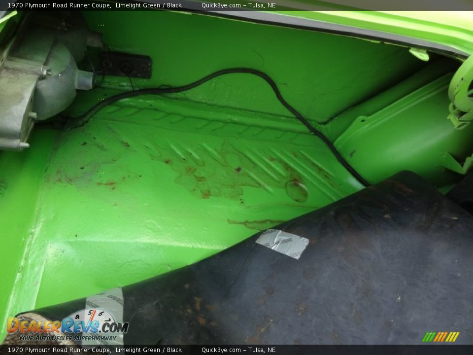 1970 Plymouth Road Runner Coupe Limelight Green / Black Photo #34