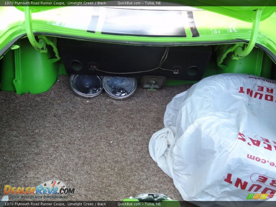 1970 Plymouth Road Runner Coupe Limelight Green / Black Photo #35