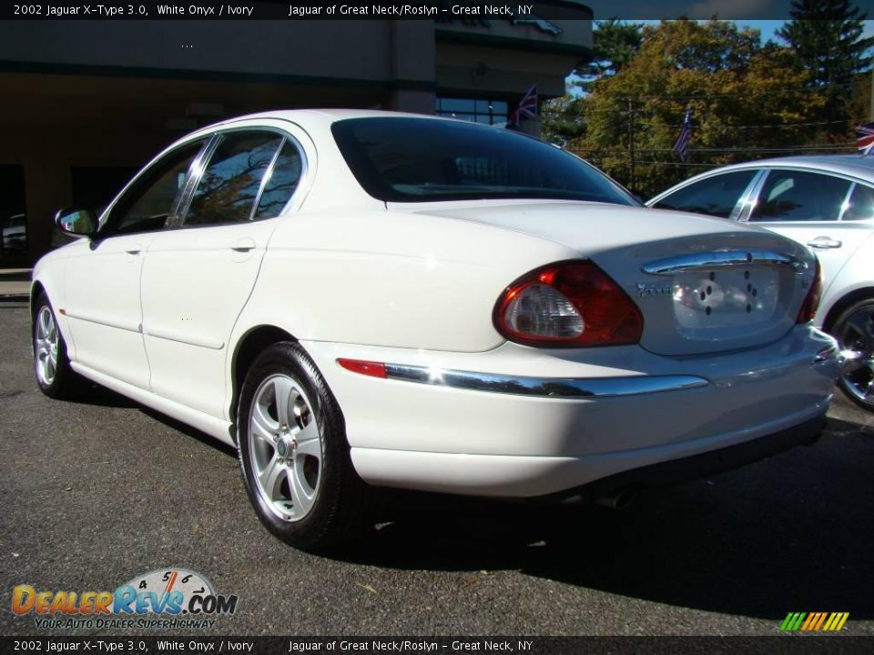 2002 Jaguar X-Type 3.0 White Onyx / Ivory Photo #3