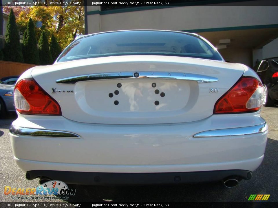 2002 Jaguar X-Type 3.0 White Onyx / Ivory Photo #4
