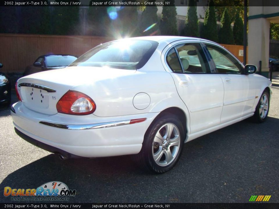 2002 Jaguar X-Type 3.0 White Onyx / Ivory Photo #5