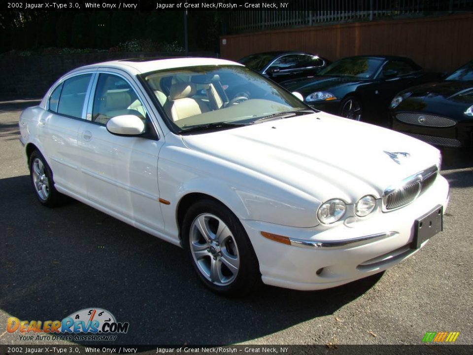 2002 Jaguar X-Type 3.0 White Onyx / Ivory Photo #6