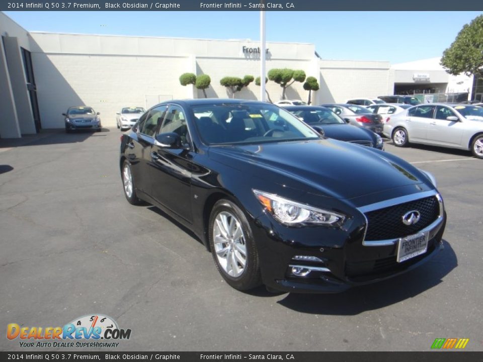 2014 Infiniti Q 50 3.7 Premium Black Obsidian / Graphite Photo #4