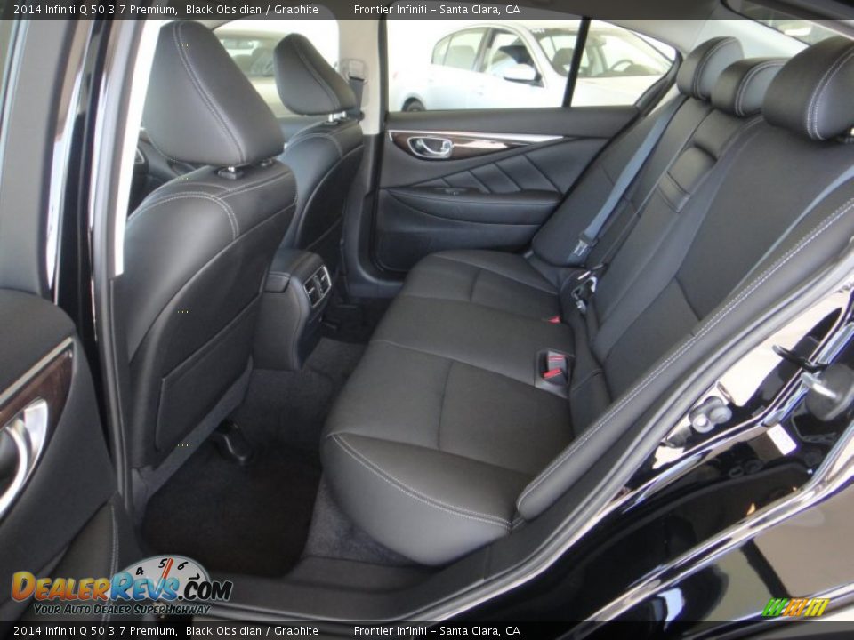 Rear Seat of 2014 Infiniti Q 50 3.7 Premium Photo #15