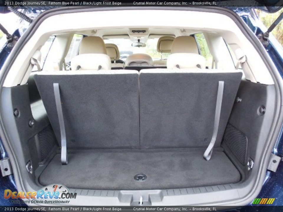 2013 Dodge Journey SE Fathom Blue Pearl / Black/Light Frost Beige Photo #7