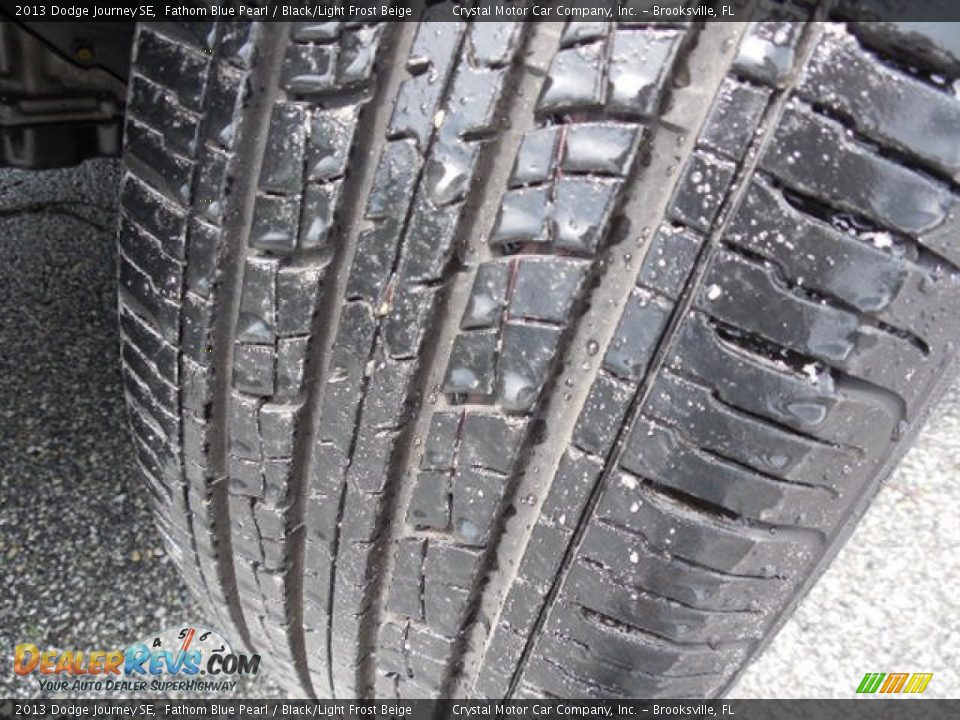 2013 Dodge Journey SE Fathom Blue Pearl / Black/Light Frost Beige Photo #16