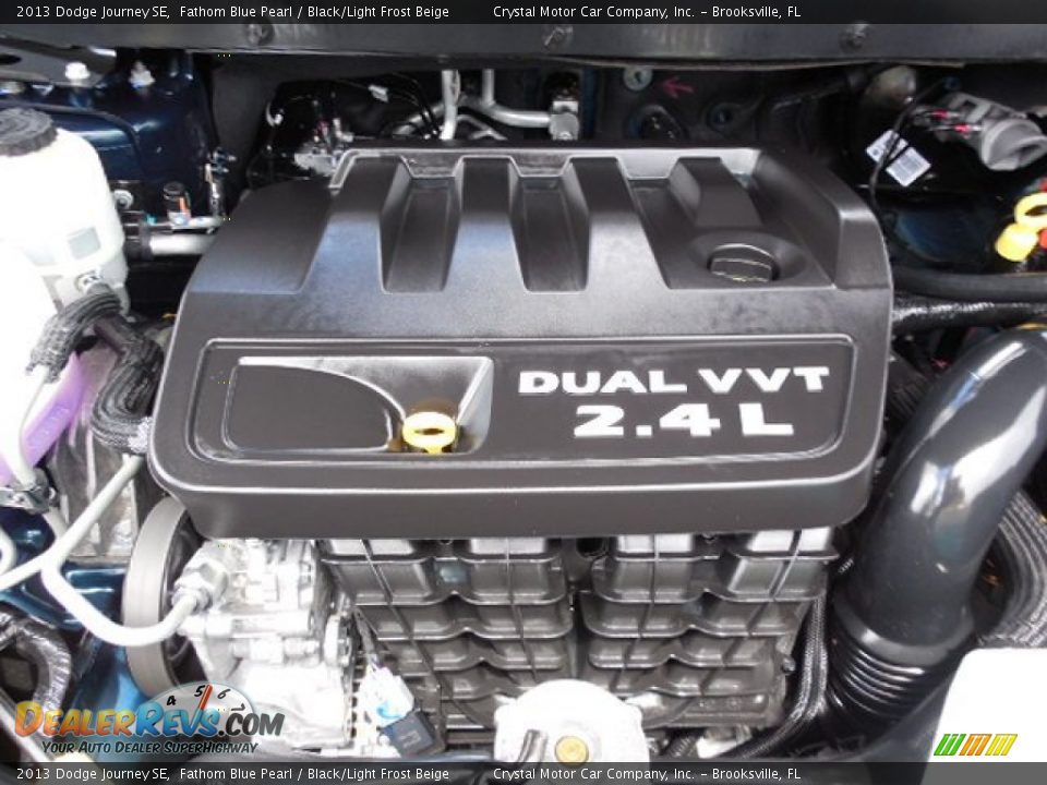 2013 Dodge Journey SE Fathom Blue Pearl / Black/Light Frost Beige Photo #17