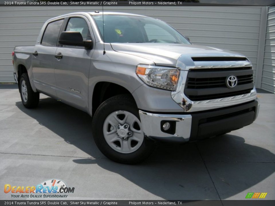 2014 Toyota Tundra SR5 Double Cab Silver Sky Metallic / Graphite Photo #1