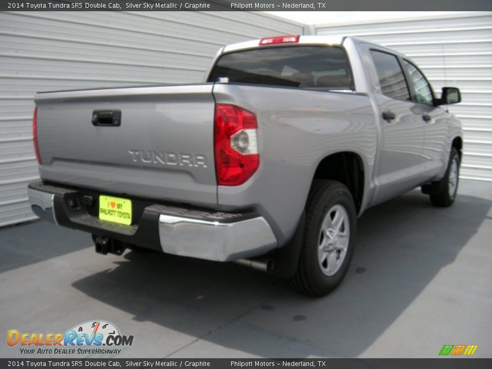 2014 Toyota Tundra SR5 Double Cab Silver Sky Metallic / Graphite Photo #4