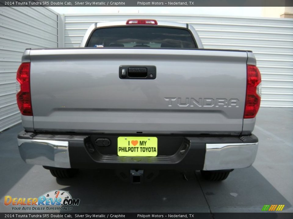 2014 Toyota Tundra SR5 Double Cab Silver Sky Metallic / Graphite Photo #5