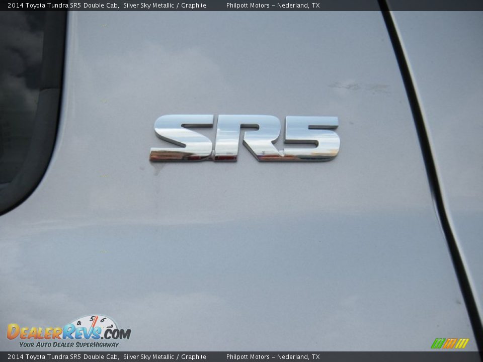 2014 Toyota Tundra SR5 Double Cab Silver Sky Metallic / Graphite Photo #14