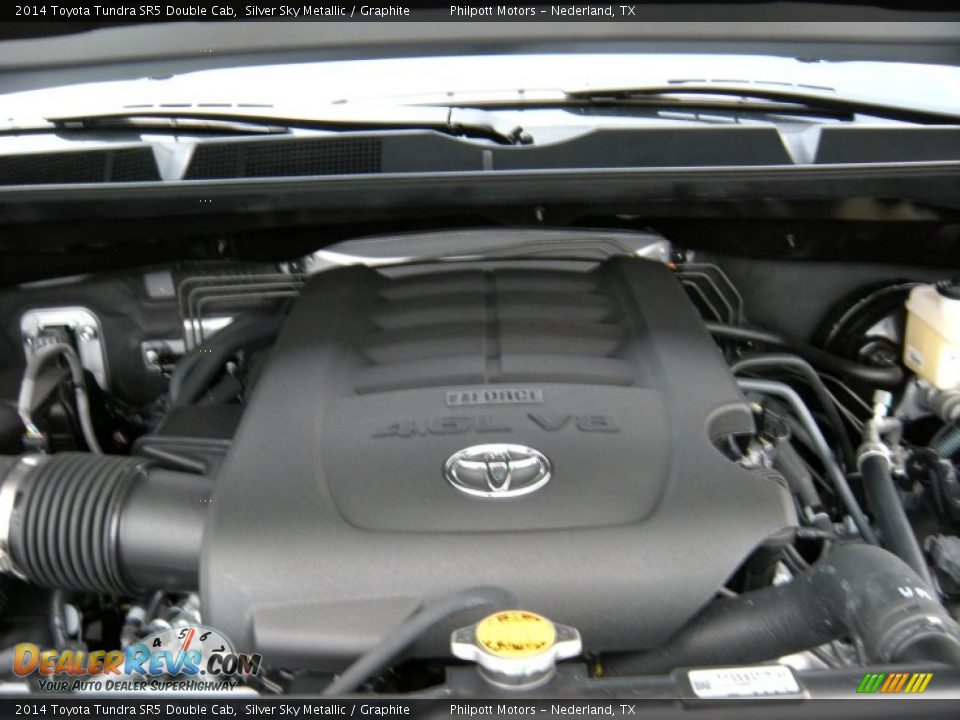 2014 Toyota Tundra SR5 Double Cab Silver Sky Metallic / Graphite Photo #16
