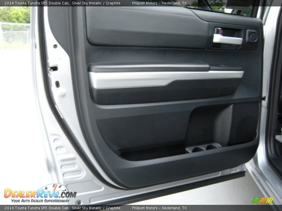 2014 Toyota Tundra SR5 Double Cab Silver Sky Metallic / Graphite Photo #19