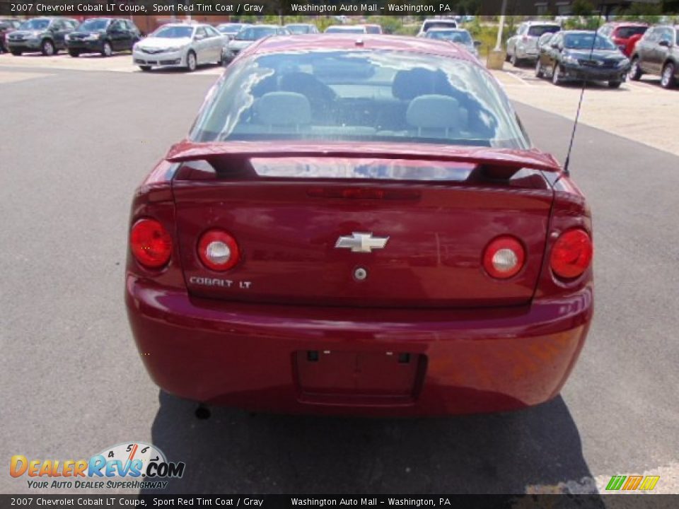 2007 Chevrolet Cobalt LT Coupe Sport Red Tint Coat / Gray Photo #7