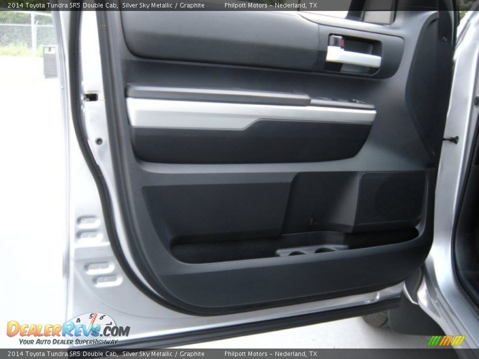 2014 Toyota Tundra SR5 Double Cab Silver Sky Metallic / Graphite Photo #21