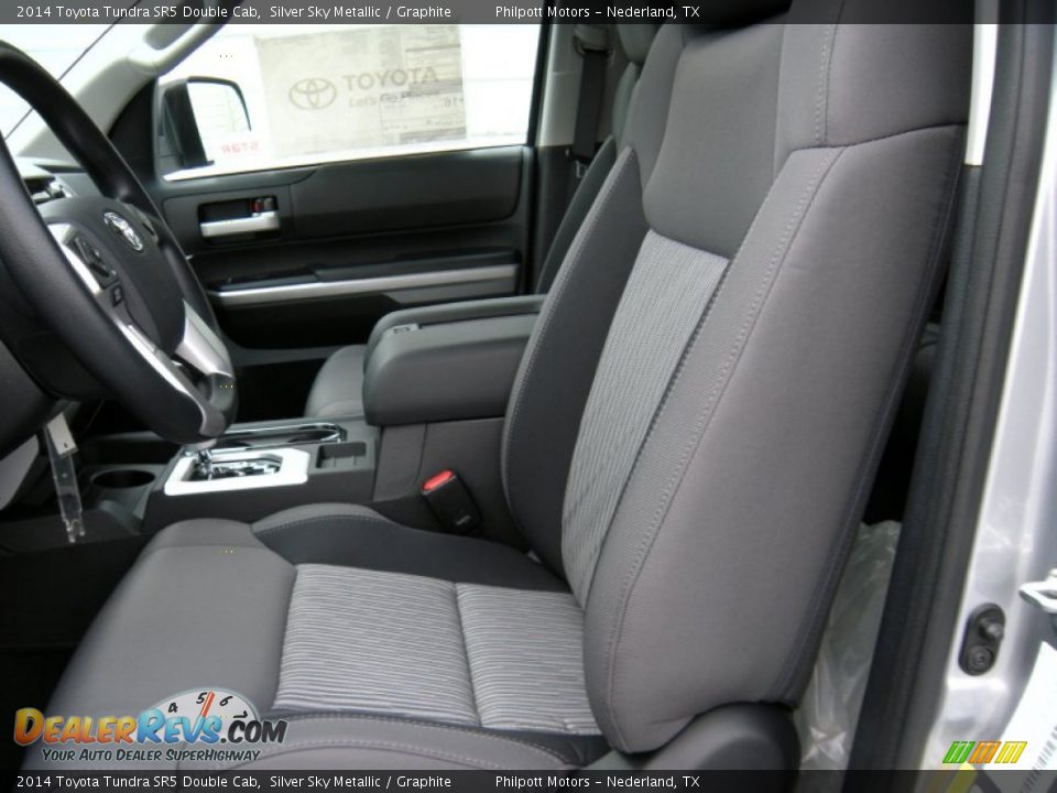 2014 Toyota Tundra SR5 Double Cab Silver Sky Metallic / Graphite Photo #23