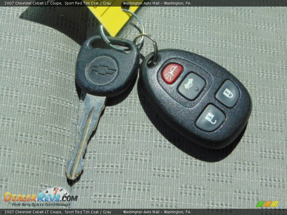 2007 Chevrolet Cobalt LT Coupe Sport Red Tint Coat / Gray Photo #17