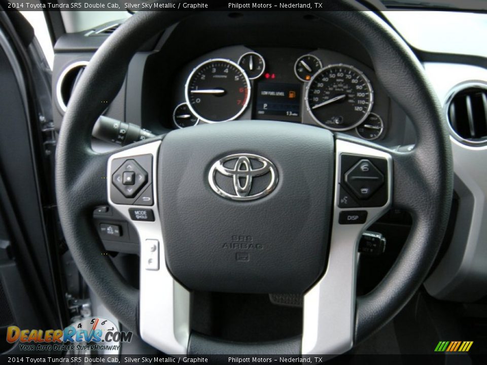 2014 Toyota Tundra SR5 Double Cab Silver Sky Metallic / Graphite Photo #30