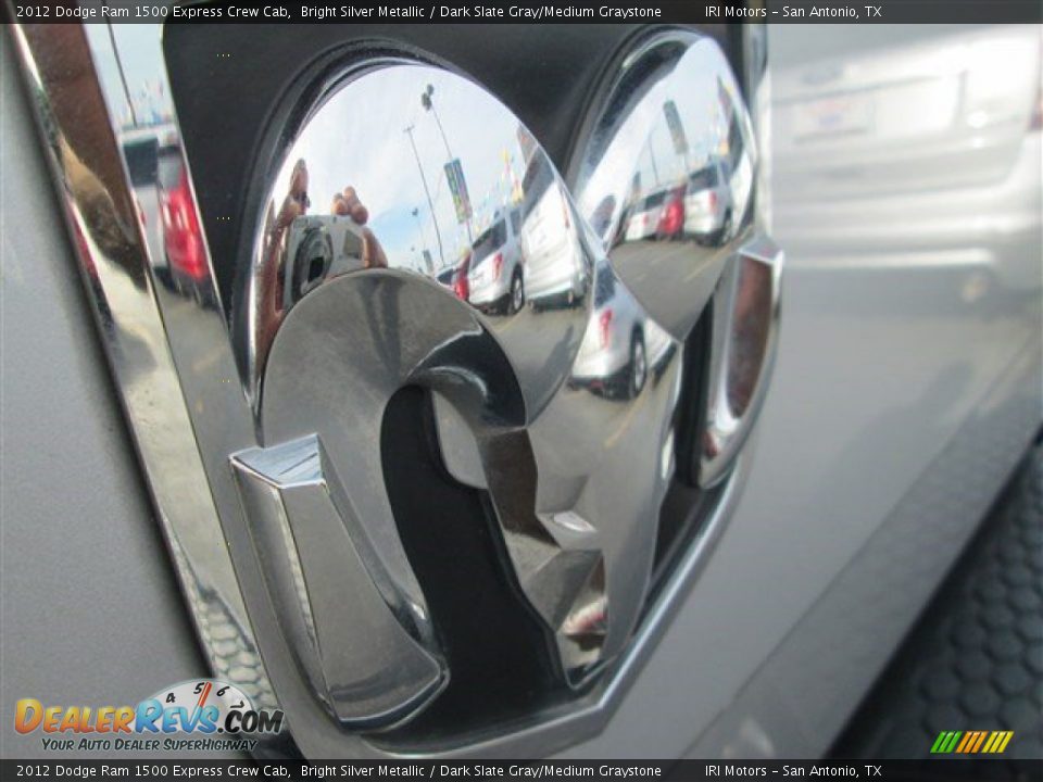 2012 Dodge Ram 1500 Express Crew Cab Bright Silver Metallic / Dark Slate Gray/Medium Graystone Photo #6