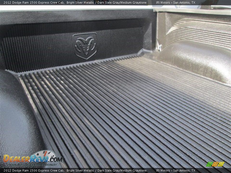 2012 Dodge Ram 1500 Express Crew Cab Bright Silver Metallic / Dark Slate Gray/Medium Graystone Photo #8